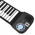 88 Keys Roll Up Piano Built-In Speaker With Bluetooth Built-In Rechargeable Battery For Beginners Gift